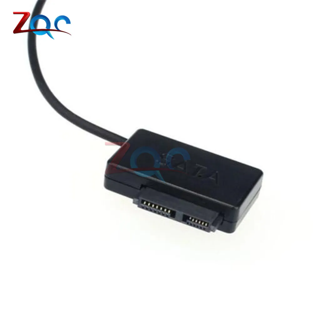 USB 2 0 до 13 Pin Slimline SATA кабель с Светодиодный индикатор для компьютера Тетрадь DVD/CD ROM