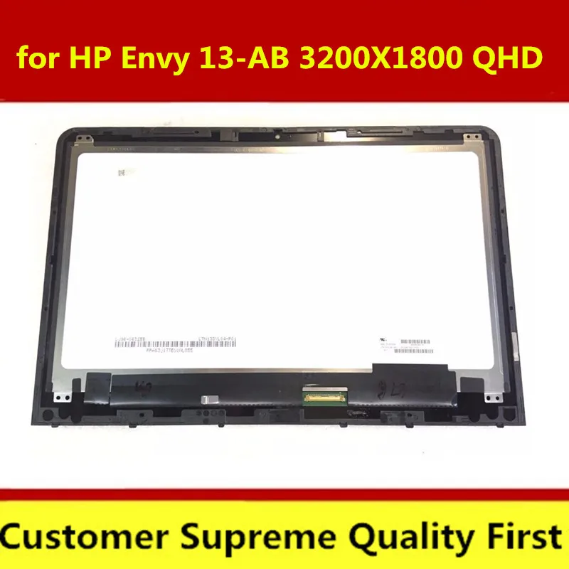 13 3 &quotдюймовый 3K LCD экран без касания LTN133YL04 LTN133YL06-H01 для HP Envy 13-AB 3200X1800 QHD Замена