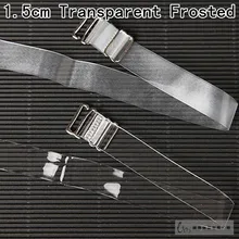 3 пары = 6 шт. 1,5 см в ширину с металлической пряжкой прозрачные бретели для бюстгальтера матовые женские ремни для бюстгальтера регулируемые аксессуары для нижнего белья