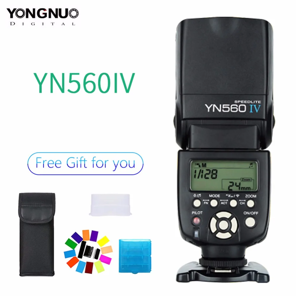 Yongnuo YN560 IV YN 560 Master Slave Радио вспышка со встроенным радио триггером для камеры Canon