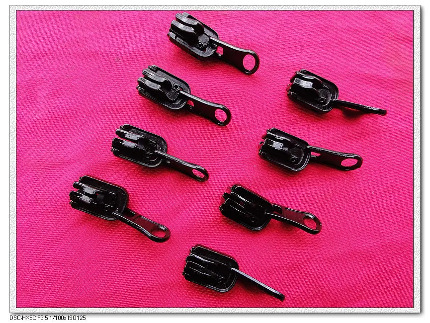 5 Whirl Metal Slider For Nylon Zipper Repair Double Sides 5 Whirl Metal Slider For Nylon Zipper Repair Double Sides Auto Lock Sleeping Bags Clothing 10pcs Black In Sliders From Home Garden On