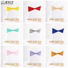 Витая лайкра стул полоса стрейч Подвязка из спандекса для стула подходит для свадьбы украшение для стула