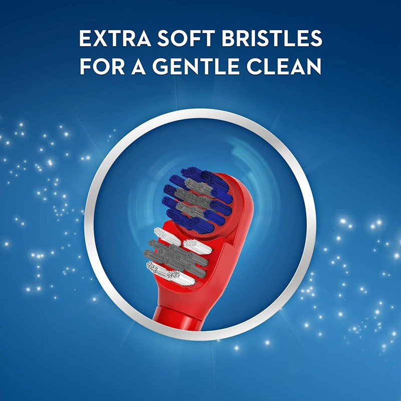 Зубная щетка OralB Детская электрическая мягкая вращающаяся с мультяшным рисунком