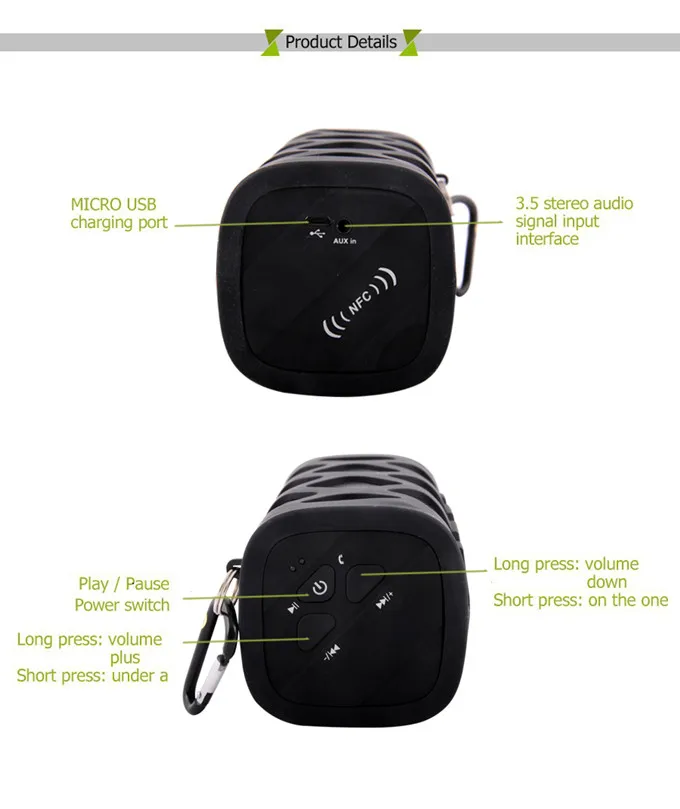 Waterproof Bluetooth Speaker -6