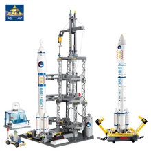 KAZI 822pcs Space Series Rocket Station Building Block set Kids DIY Bricks Educational Toys for children Gift Building KAZI 822pcs Space Series Rocket Station Building Block set Kids DIY Bricks Educational Toys for children Gift Building