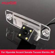 KLYDE Carro HD CCD Câmara de Visão Traseira Reversa Câmera de Visão Noturna para JM Hyundai Accent Terracan Veracruz Sonata Tucson Elantra Genesis 8