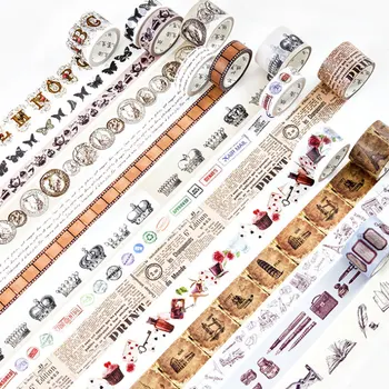 

1 x Vintage series 1.5-3cm X 5-7 m washi tape children diy Diary decoration masking tape kawaii stationery scrapbooking tools