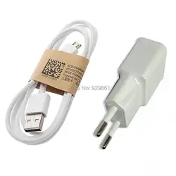 НОВЫЙ 5 В 2.0A ЕС Стены USB Зарядное Устройство + КАБЕЛЬ MICRO USB Для Amoi A920W N890 A860W N850 N828 N821 N820 TCL idol X S950 S960