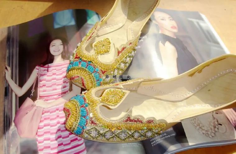 2012 new Bohemia shoes indian/pakistan style summer Women