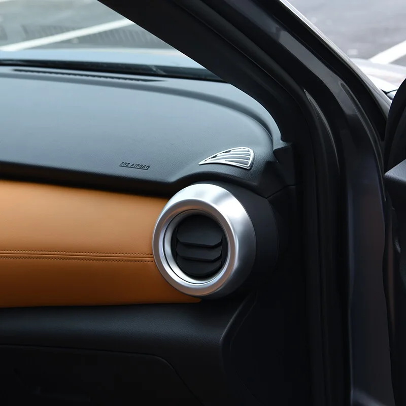 ABS пластик для Nissan пинает 2016 2017 2018 автомобиль левый и правый воздуха на выходе украшения крышка отделка автомобильные аксессуары укладки