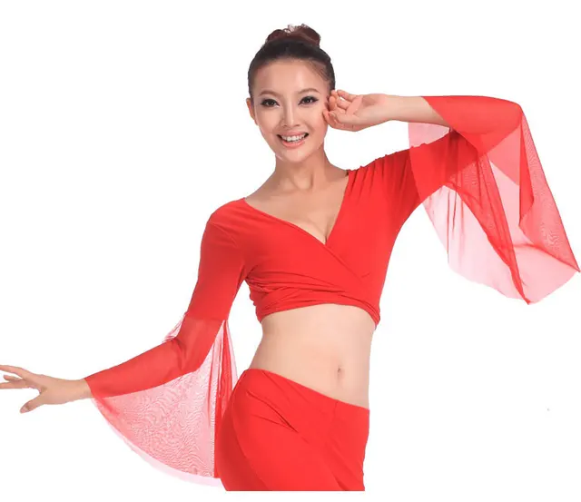 Sexy Lace Belly Dance Top For Women Belly Dance Clothes Short Sleeves Belly Dance Top Practice