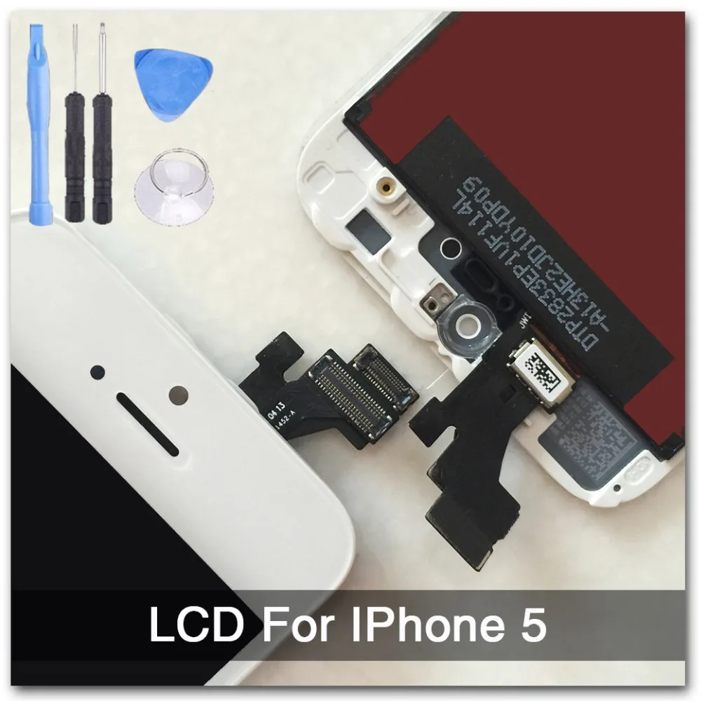 White 100% Guarantee A+++ Display for Iphone 5 LCD Touch Replacement Screen Digitizer Assembly For Iphone 5c 5S LCD Screen