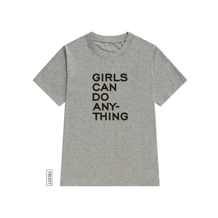 

Hillbilly Girl Can Do Anything 2018 Women T shirt Plus Size XXL Summer Top Harajuku Girl Power Women Clothing Funny Design Brand