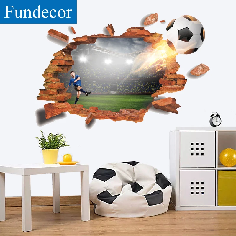 [Fundecor] 3D наклейки для детской комнаты, спальни, бара, ресторана, декоративные наклейки на стены, самоклеящиеся, домашний декор