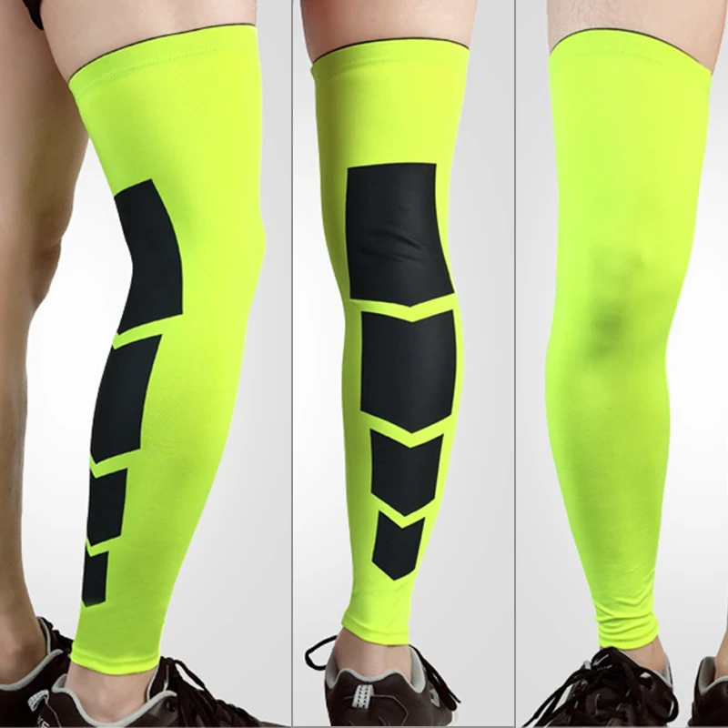 1PC Elastic Basketball Compression Sleeve Leg Thigh Calf Knee Brace Support Protector Running Leg Warmers Cycling Leggings
