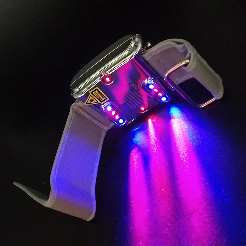Acupuncture Rushed Hand Laspot 2018 New Selling Laser Watch With Red Blue 2 Light Diabetic control LLLT Varicose Veins CE Acupuncture Rushed Hand Laspot 2018 New Selling Laser Watch With Red Blue 2 Light Diabetic control LLLT Varicose Veins CE