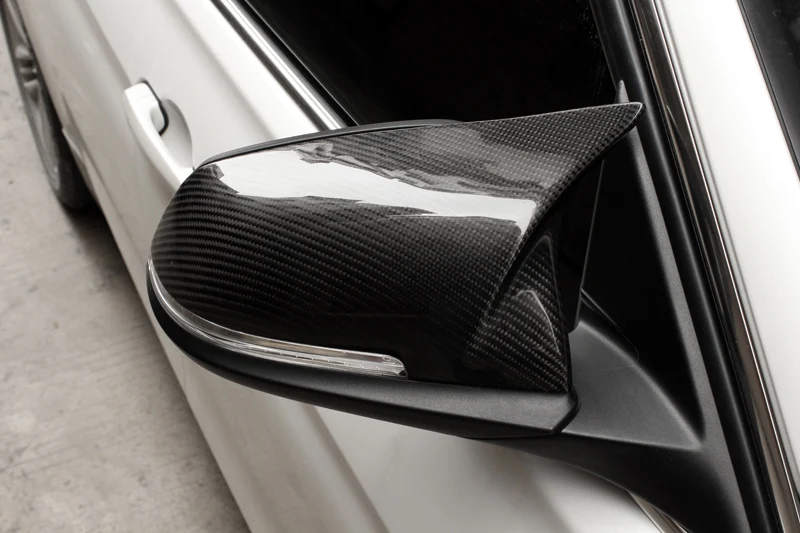 Для BMW F20 F21 F22 F23 F30 F31 F32 F33 F36 M3 M4 Посмотрите углеродного волокна боковое зеркало заднего вида покрытия