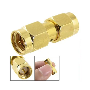 

Xmas SMA Male to SMA Male Plug in series RF Coaxial Adapter Connector
