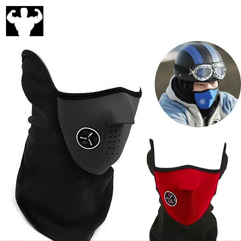 

Scarf warm mask warm fleece ski half mask climbing mountain mask protective bicycle skiing outdoor winter neck