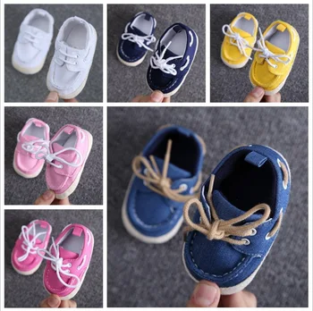 

DHL 50pair Spring Autumn Toddler First Walkers Baby Shoes Boy Girl Soft Sole Crib Laces Sneaker Prewalker Sapatos