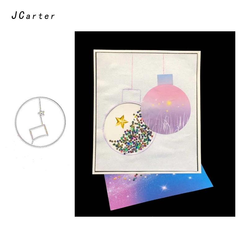 

JC 2019 New Arrival Hope Stars in Ball Metal Cutting Dies for Scrapbooking DIY Embossing Folder Paper Card Handmade Album Crafts