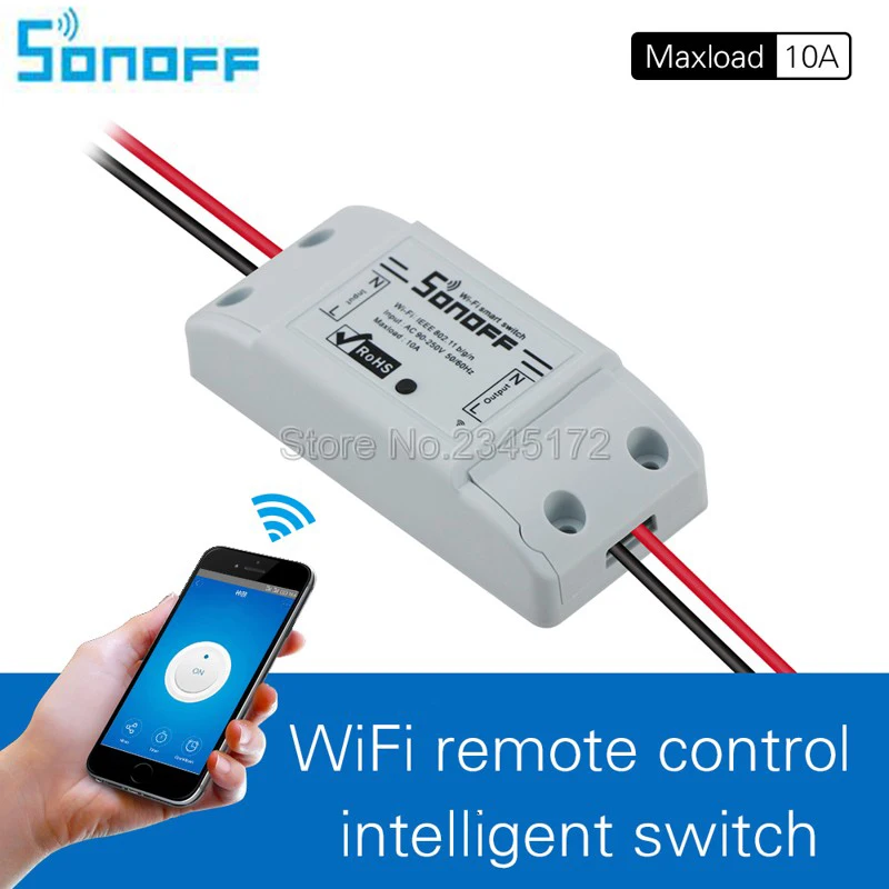 2017 New Sonoff Remote Control Wifi Switch Smart Home automation