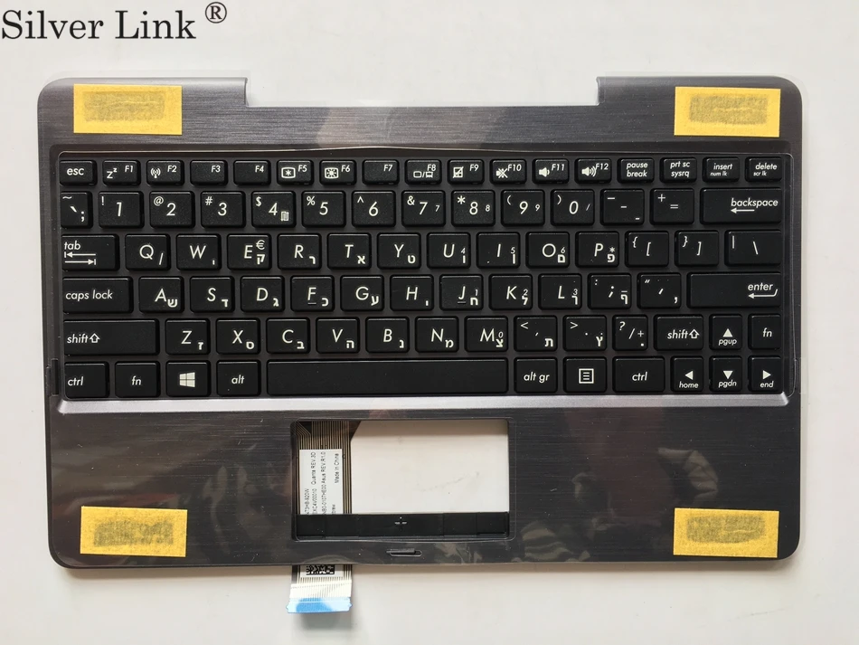 

HB HE hebrew Keyboard for ASUS T100 T100A T100C T100T T100TA T100TAF T100TAL T100TAM T100TAR HB with Palmrest Upper cover