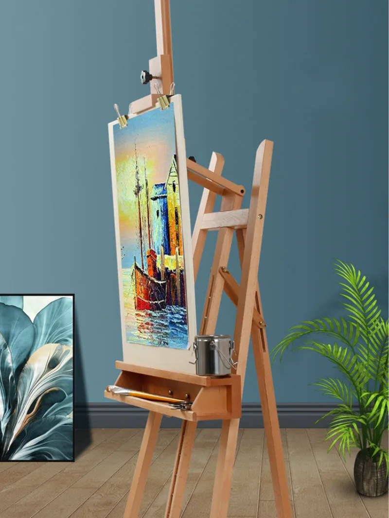 Easel Caballete Artist Easel For Painting Cajoneras De Madera Oil