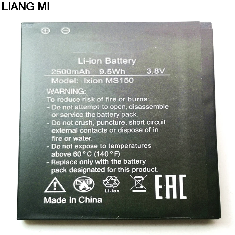 

100% New 2500mAh IXION MS150 Battery For DEXP IXION MS150 GLIDER Mobile Phone battery with phone holder for gift