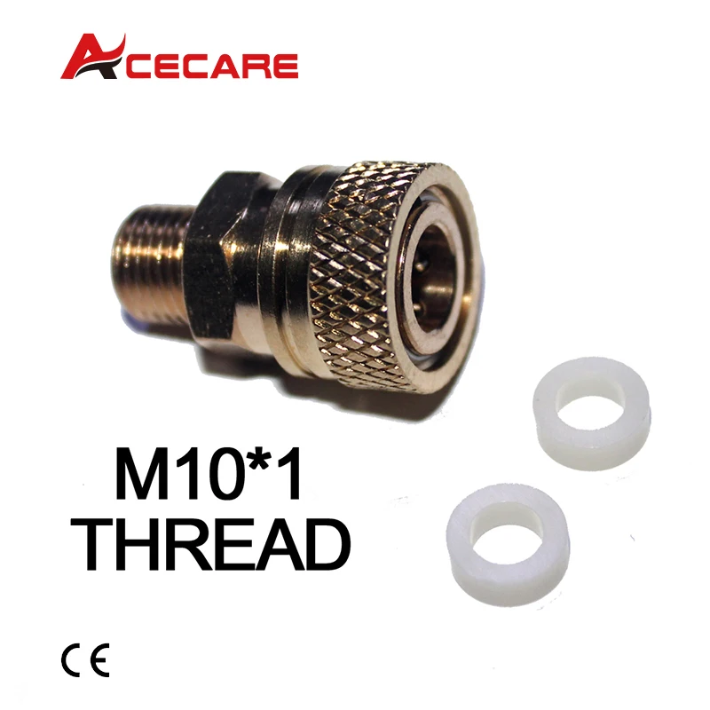 

Acecare pcp paintgun accessories Paintball CO2 HPA Compressed Air Fill Fitting Female Quick Disconnect M10*1