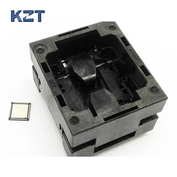 Best QFN56 MLF56 WLCSP56 Burn In Socket Pogo Pin Probe Test Socket Pitch 0.35mm IC Body Size 6x6mm Open Top Flash Adapter