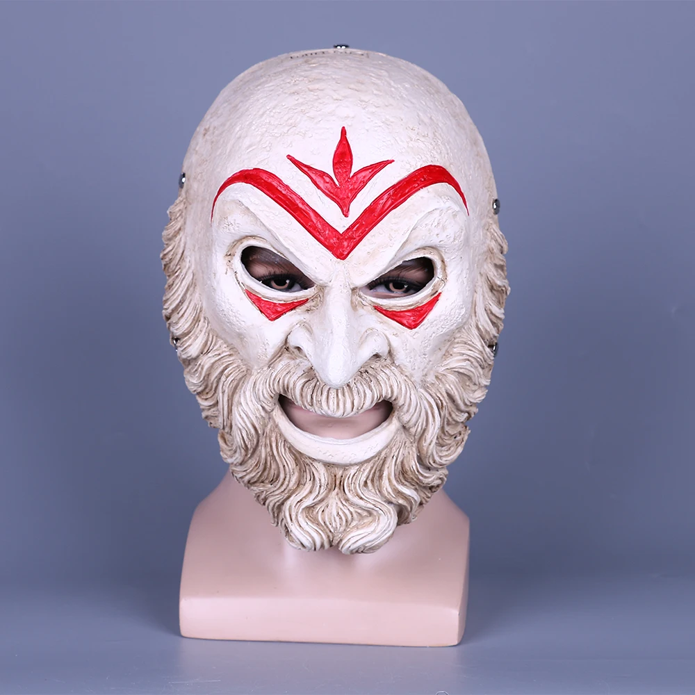 Игра Assassin Ezio Creeds Odyssey Hierarch маска из смолы аксессуары для косплея реквизит на