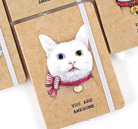 Aliexpress.com : Buy Cute Cat Design Notebook Portable Libreta de Notas ...