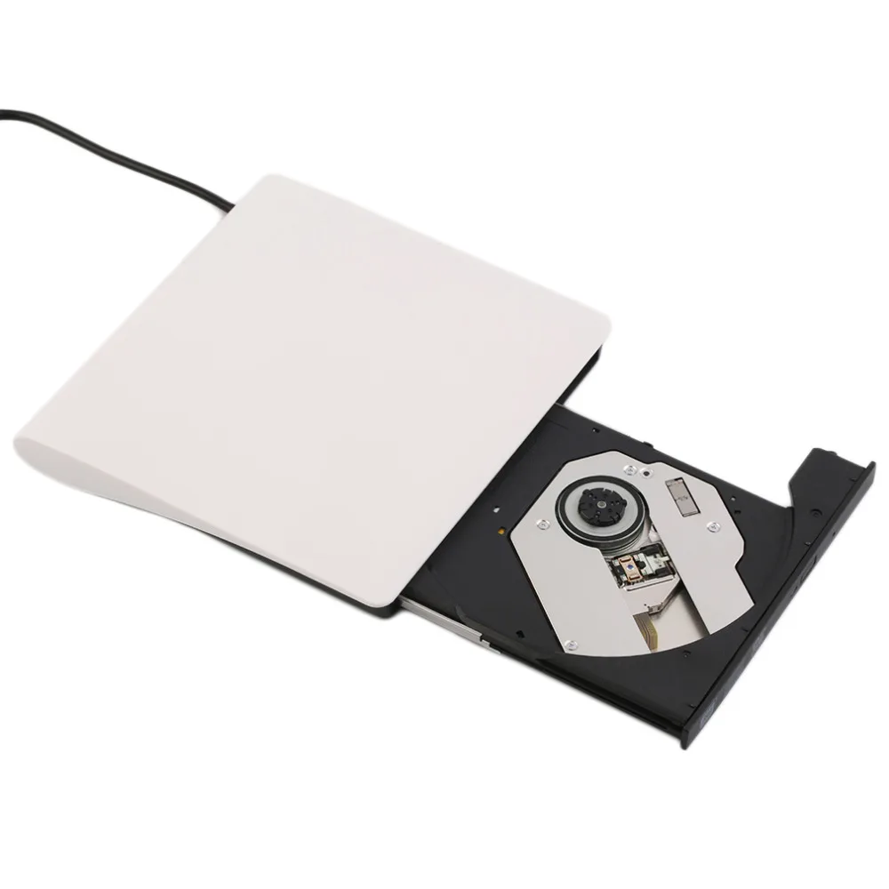 Professional Slim, Compact & Lightweight External Drive USB 3.0 3D Burner Writer Player for PC Laptop Notebook CD DVD Player Bur