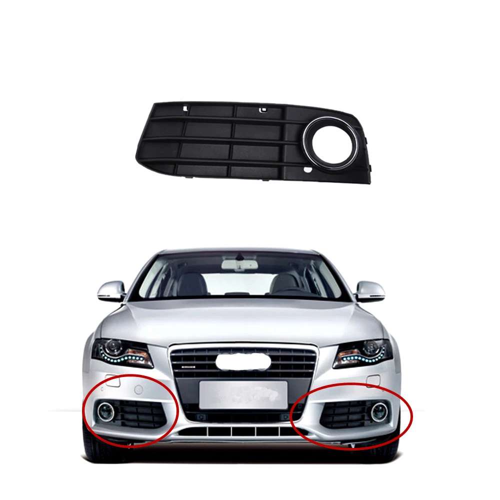 

Fog Lights Light Bumper Grilles Grill Set Left For Car Audi A4L A4 B8 2009-2012