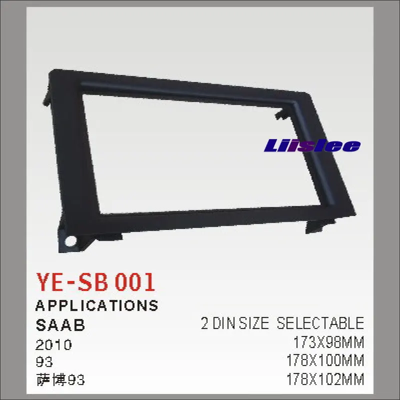 

Liislee 2 DIN Car Refitting Frame Panel For Saab 93 2010 Radio Stereo CD DVD Player NAVI Navigation / Dashboard ABS Fascia Kits