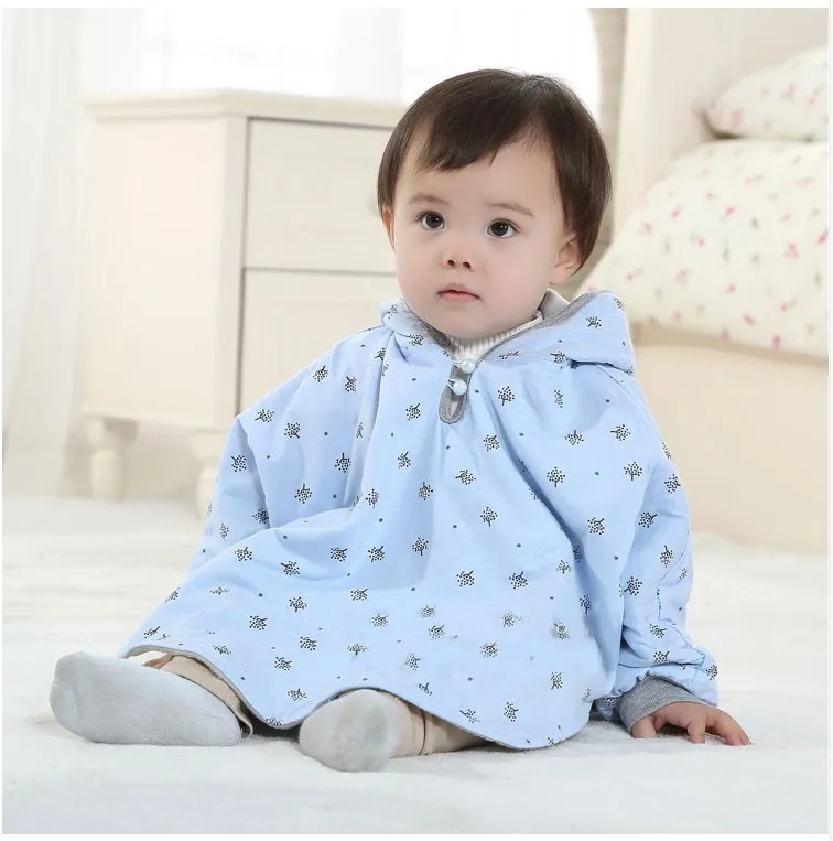 Г. пальто для новорожденных милое флисовое пальто с цветочным принтом для малышей осенне-зимний милый плащ для младенца с капюшоном, Детская верхняя одежда с двух сторон