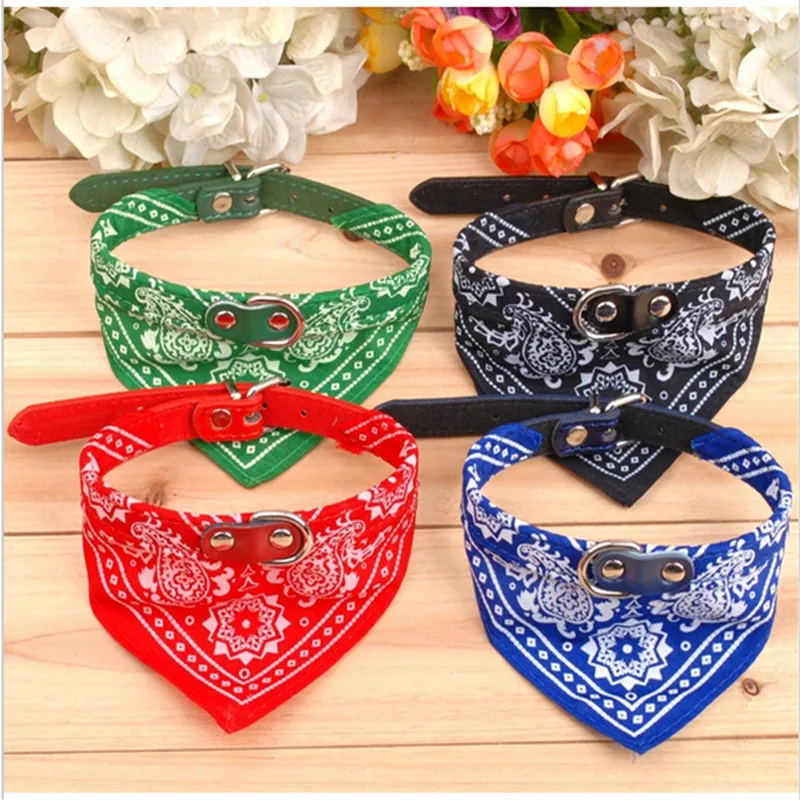 1pcs 2016New Wholesale Fashion Dog Bandanas Scarf Collars Pet Cat Puppy