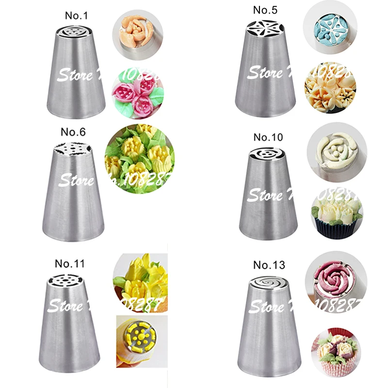 Aliexpress.com : Buy Russian Piping Tips Nozzles Pastry ...