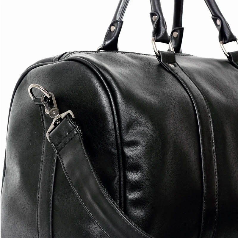 Большая Вместительная дорожная сумка для путешествий, Мужская модная винтажная сумка из искусственной кожи на плечо, сумки для багажа, Мужские Женские сумки-мессенджеры через плечо