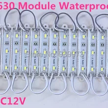SMD 5630 Светодиодный модуль водонепроницаемый SMD5630 светодиодный модули для буквенные вывески светодиодный рекламный светильник Модуль DC12V 0,72 W 3 светодиодный