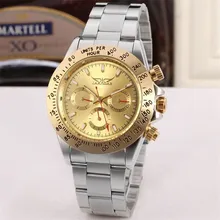 JARAGAR Fashion Royal Style Mens Watches Top Brand Luxury Noble Gentleman Full Stainless Steel Male Clock Business Montre Homme