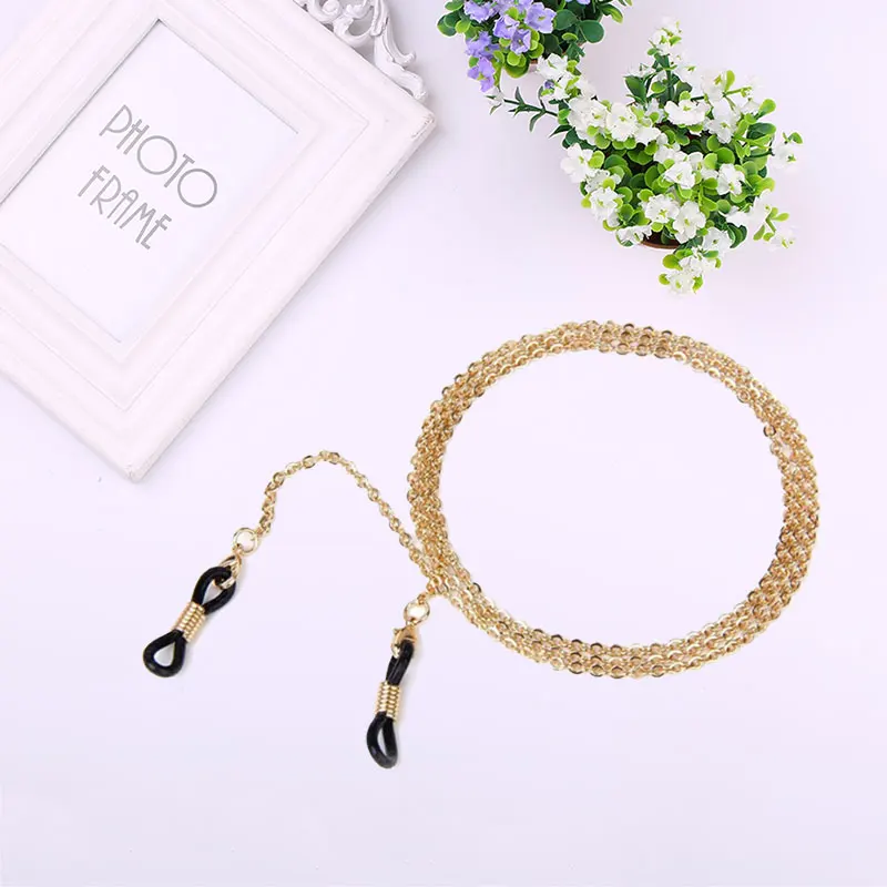 Fashion Eyeglass Cords Strap Reading Glasses Eyewear Non slip Gold