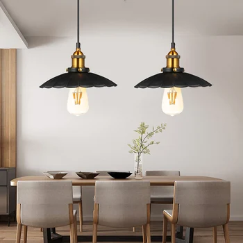

Newest Retro Ceiling Lamp Lightshade Vintage Lamp E26/E27 for Living Hall Ceiling modern pendant ceiling lamps