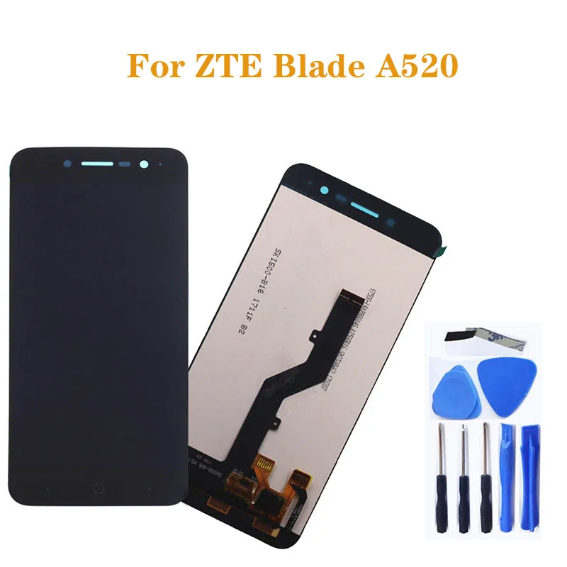 5 дюймовый сенсорный ЖК экран для ZTE Blade A520 высококачественный дисплей запасной