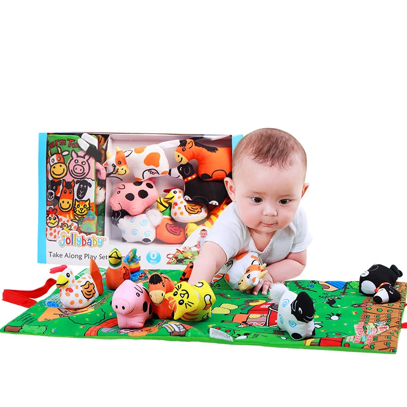 

Hot Selling Newest Children 0-3 Years Old Baby Cloth Books Tereo Reading Early Teaching Puzzle Toys 6-12 Months Shaking