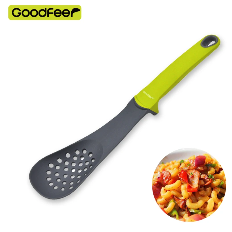 GoodFeer 1 PCS Nylon Skimmer Strainer Scoop Frying Food Skimming Scoop FDA Approved Kitchen