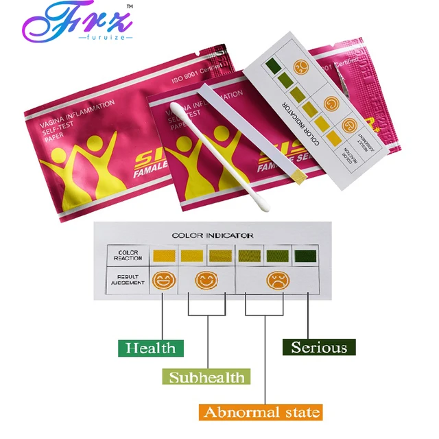 New type Female self-test card diseases vagina female inflammation test care women's health self New type Female self test card diseases vagina female inflammation ...