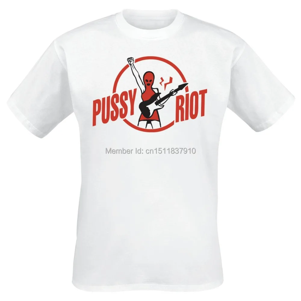 Уличная мода киска riot Rock брендовая мужская и женская рубашка mma фитнес тяжелый рок тяжелый темный металл хлопок Harajuku Camiseta Ropa