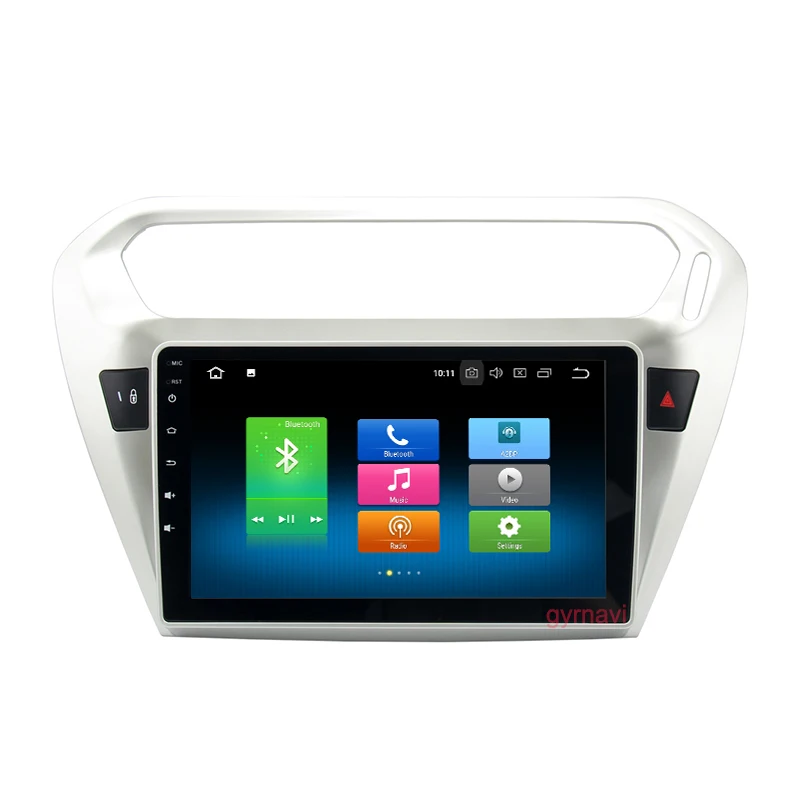 Cheap Octa core PX5 Android 8.0 car radio gps for Peugeot 301 Elysee 2014-2016 with 4G RAM 32G ROM wifi 4g usb Auto Stereo 2